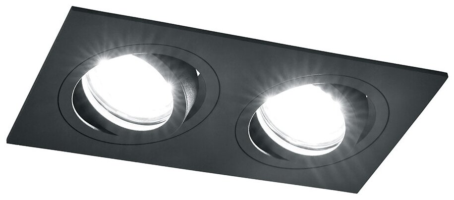 Светильник потолочный встраиваемый, MR16 G5.3, черный, DL2802 арт. 40530