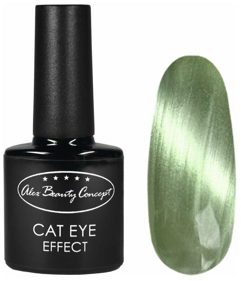 Alex Beauty Concept Гель-лак CAT EYE EFFECT GELLACK, 7.5 мл, цвет светлый хаки