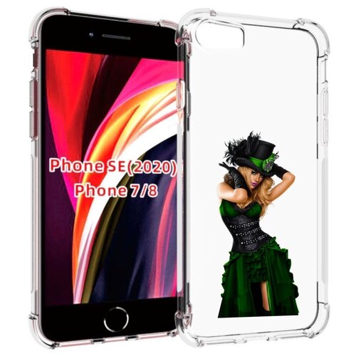 Чехол MyPads девушка-в-модном-длинном-платье женский для iPhone 7 4.7 / iPhone 8 / iPhone SE 2 (2020) / Apple iPhone SE3 2022 задняя-панель-накладка-бампер