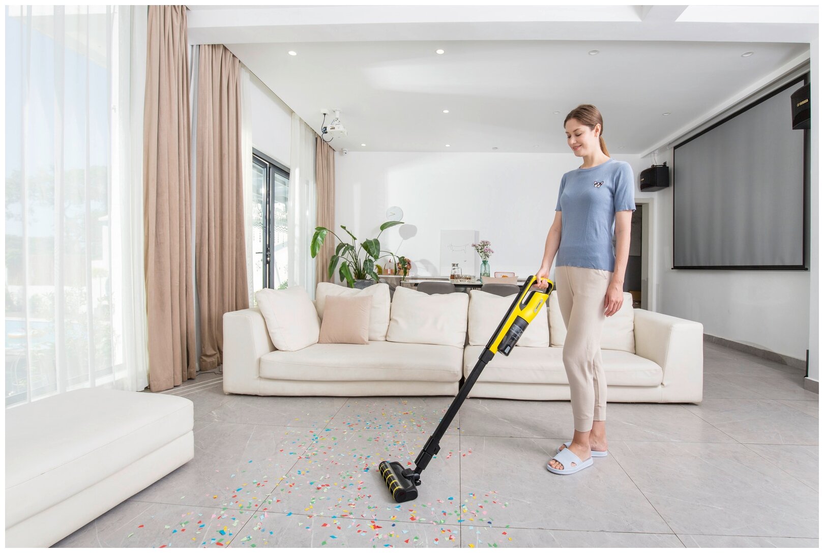 Вертикальный пылесос KARCHER VC 4s Cordless Plus - фото №12