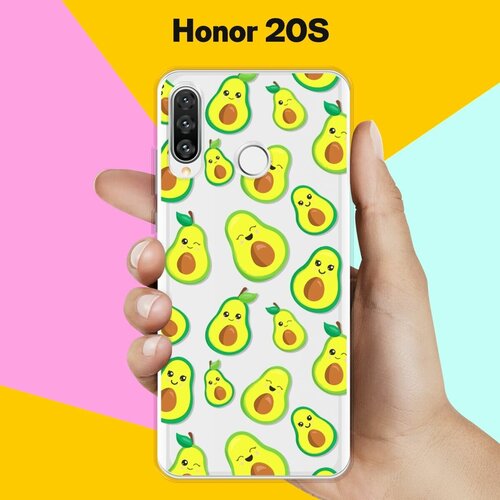 Силиконовый чехол на Honor 20S Узор из авокадо / для Хонор 20С силиконовый чехол узор из авокадо на honor 20s