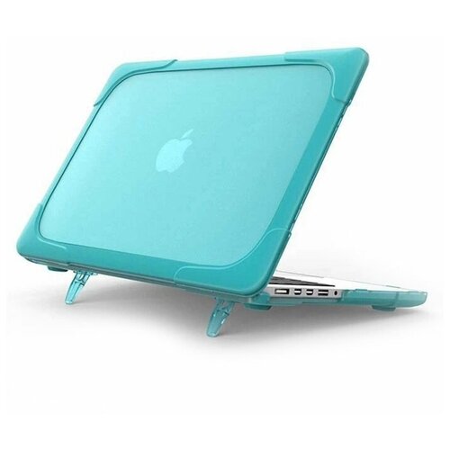 Защитный чехол для Apple MacBook Air 13 (A1369, A1466), G-Net Toughshell Hardcase, голубой