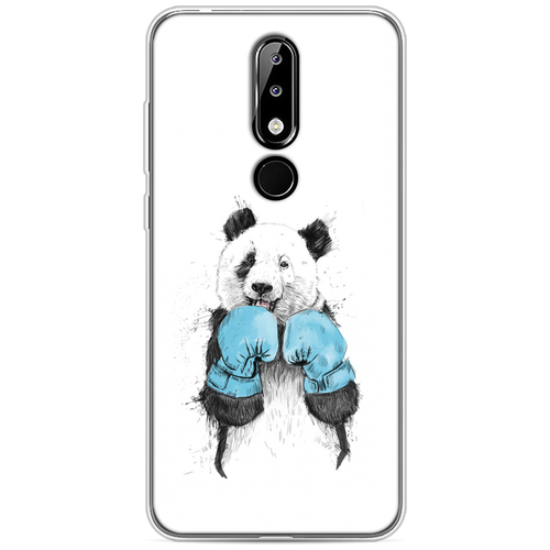 фото Силиконовый чехол панда боксер на nokia 5.1 plus (x5) case place