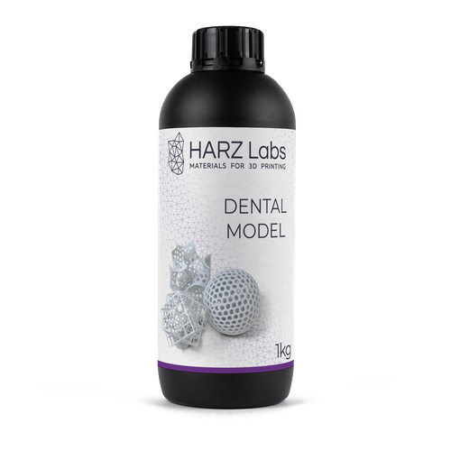 фотополимер r 50 1 литр 3DMALL Фотополимер HARZ Labs Dental Model Bone 1 кг