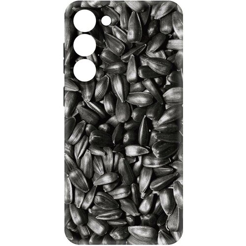 Чехол-накладка Krutoff Soft Case Семечки для Samsung Galaxy S23+ черный чехол накладка krutoff soft case семечки для samsung galaxy s23 fe черный