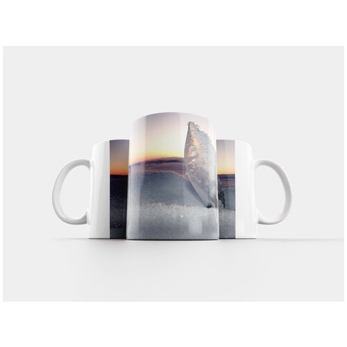 фото Кружка "байкал, озеро, лед" 320 мл lotsprints