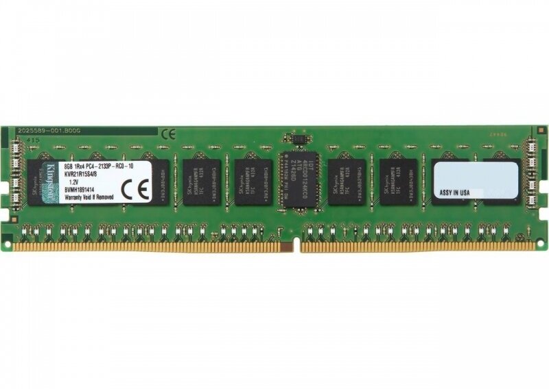 Оперативная память Kingston KVR21R15S4/8 DDRIV 8Gb