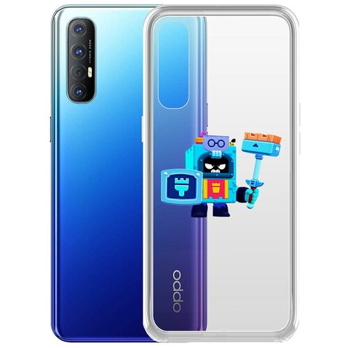 фото Чехол-накладка clear case brawl stars-эш для oppo reno3 pro krutoff group