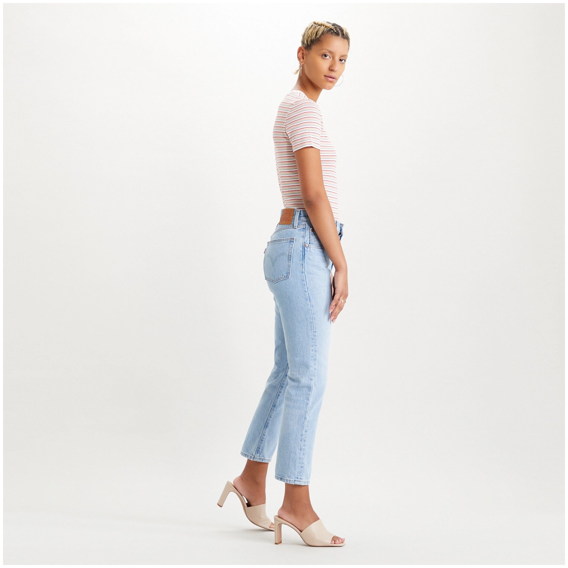 Джинсы зауженные Levi's 501 CROP, размер 28/26, Luxor  — фото 1