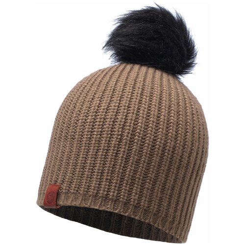 фото Шапка buff knitted hat adalwolf размер one size, черный