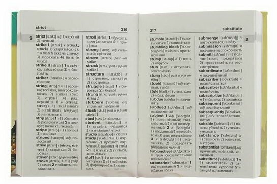 Популярный англо-русский русско-английский словарь для школьников с приложениями - фото №4
