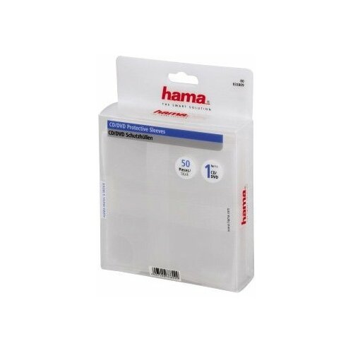 Конверт Hama H-33809 для CD 50шт.