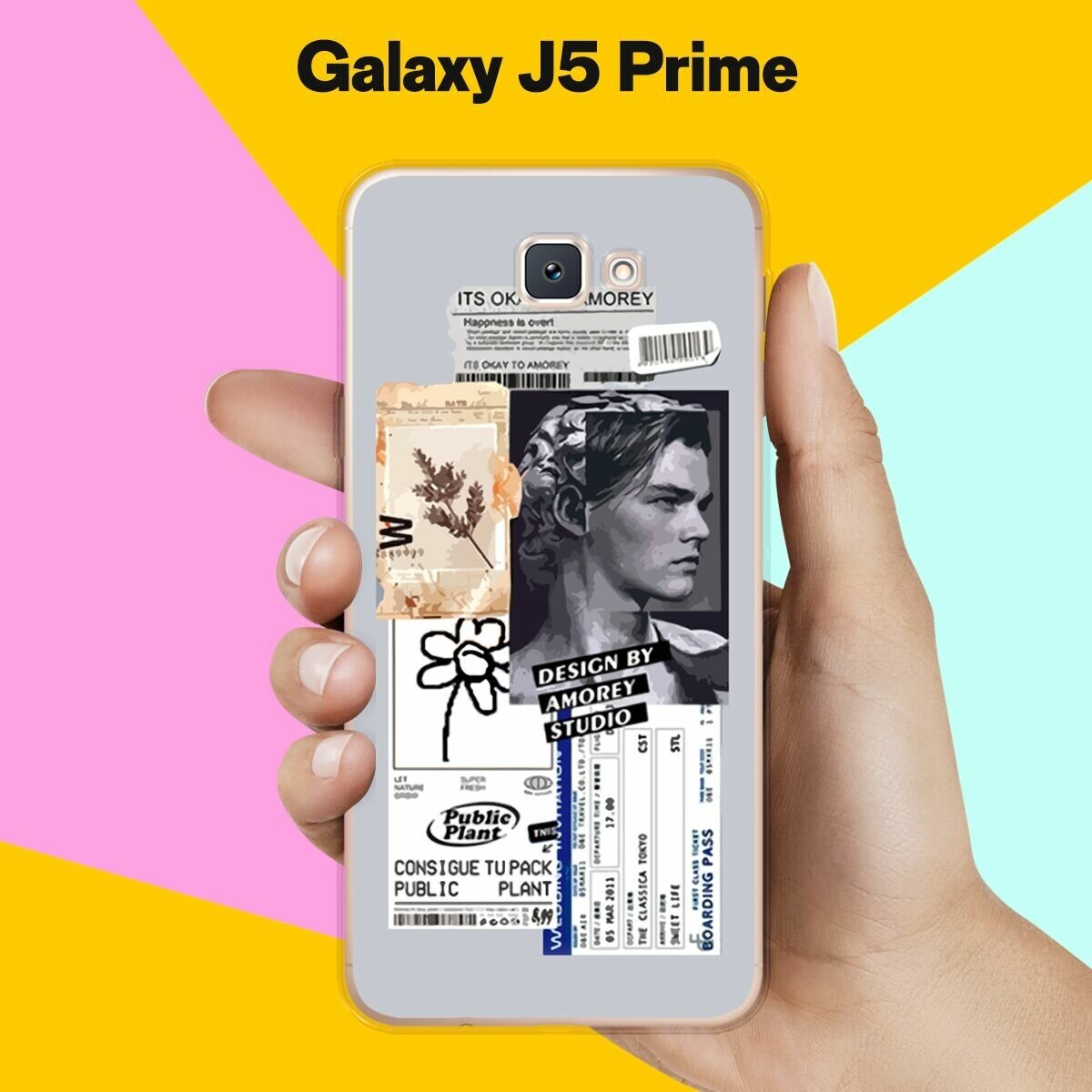 Силиконовый чехол на Samsung Galaxy J6+ Pack 5 / для Самсунг Галакси Джей 6 Плюс 2018