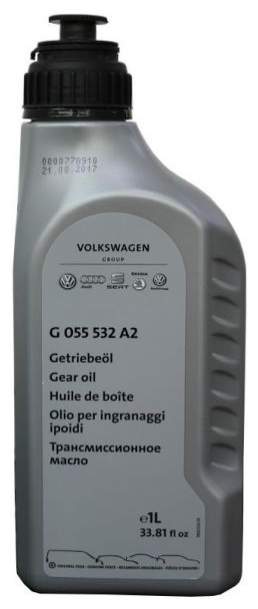 Масло Трансмиссионное Gear Oil 75w80, 1л. VAG арт. G055532A2