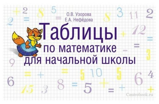 Узорова О. В, Нефедова Е. А. Таблицы по математике для начальной школы