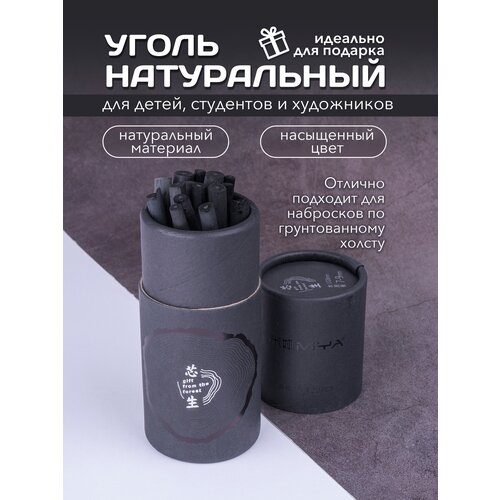 Набор уголь художественный для творчества и рисования