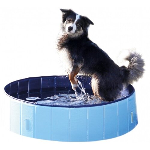 Бассейн для собак Trixie Dog Pool, размер 120х30 см., голубой / синий