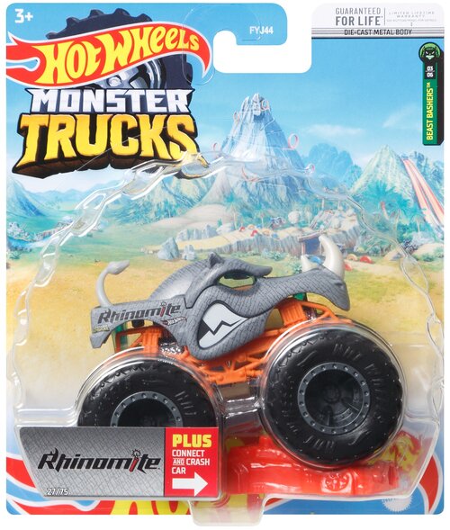 Монстр-трак Hot Wheels FYJ44 1:64, 9.5 см, в ассортименте