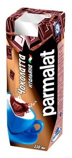 Молочно-шоколадный коктейль чоколатта Parmalat, 1,9% ультрапаст. 0,25л. 1шт. - фотография № 4