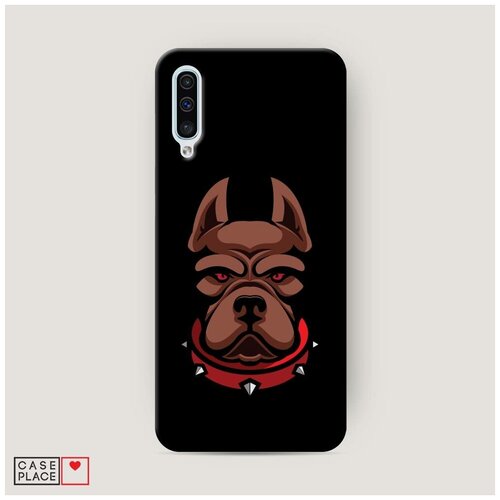 фото Чехол пластиковый samsung galaxy a30s грозный пес с шипами case place