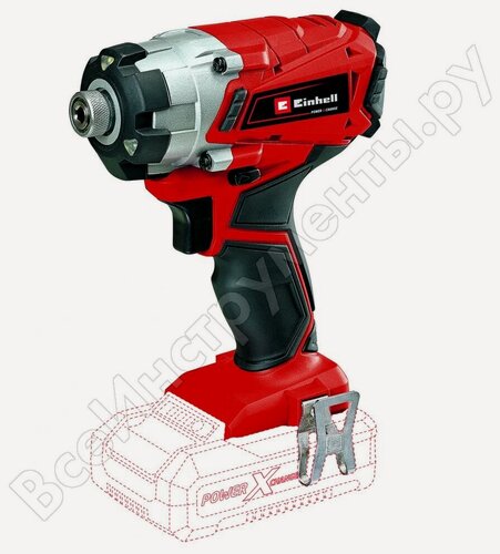 Изображение товара Ударный аккумуляторный винтоверт Einhell PXC TE-CI 18/1 Li Solo 4510034