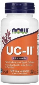 NOW Foods UC-II Type II Collagen 40 мг 120 капсул