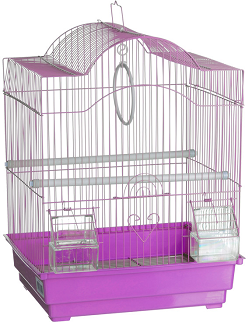 Клетка Kredo для птиц А113 (30*23*39 см) Цвет фиолетовый