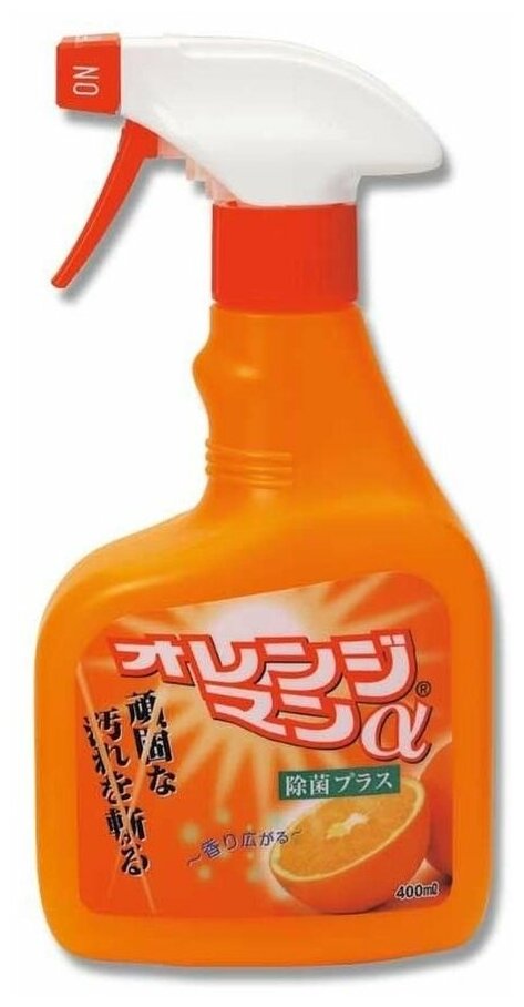 Универсальное дезодорирующее моющее средство YUWA "Orange Man" против стойких загрязнений (400мл.)