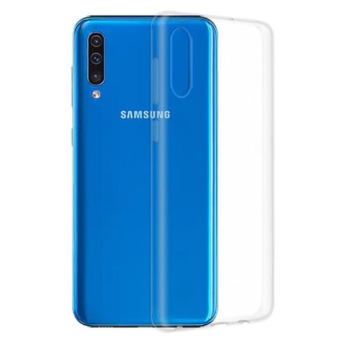 Силиконовый чехол для Samsung Galaxy A50 A505 прозрачный 1.0 мм