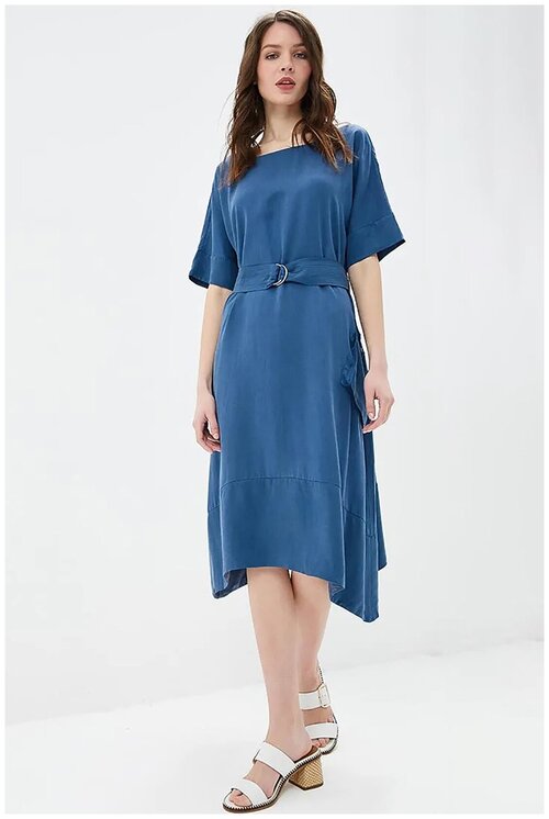Платье baon Платье с модным поясом Baon B459060, размер: XS, синий