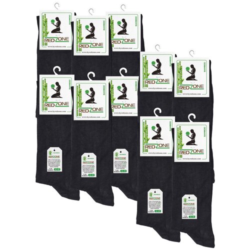 фото Носки redzone мужские, комплект носков - 10 пар, бамбук, темно-серые, р. 42-45