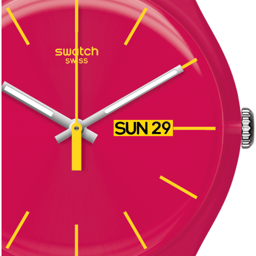 Наручные часы swatch Наручные часы SWATCH RUBINE REBEL SUOR704, красный