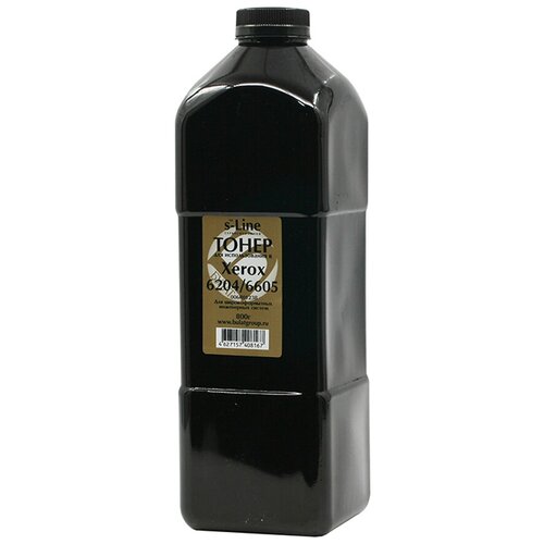 Тонер булат s-Line Xerox 6204 для Xerox 6204, Xerox 6605 (Чёрный, банка 800г.)