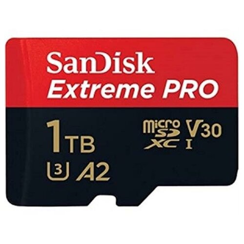 SanDisk Карта памяти MicroSD 1Tb SanDisk Extreme microSDXC Class 10 UHS Class 3 V30 A2 160MB/s + SD adapter #SDSQXA1-1T00-GN6MA флеш карта microsd 1tb class10 sandisk sdsqxa1 1t00 gn6ma extreme adapter