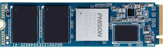 Накопитель SSD M.2 2280 Apacer AS2280Q4 500GB PCIe Gen4x4 with NVMe 3D TLC 5000/2500MB/s IOPS 750K, MTBF 1.5M RTL - фото №1