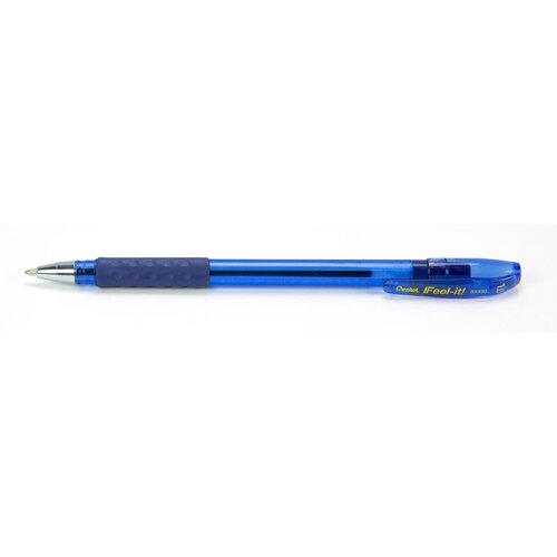 pentel ручка шариковая feel it 1 0 мм bx490 bx490 b красный цвет чернил 1 шт Ручка шариковая 12 шт. Pentel Pentel Feel it! d 1 мм BX490-C цвет чернил: синий