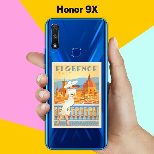 Силиконовый чехол Флоренция на Honor 9X силиконовый чехол на honor 9x хонор 9x глаза масляная живопись