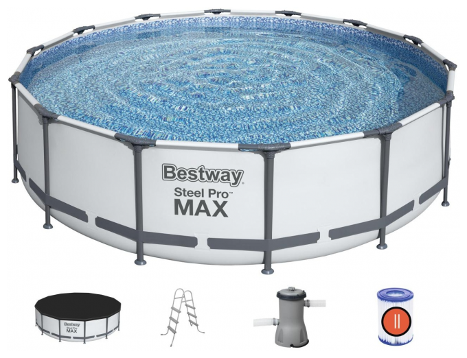 Бассейн каркасный BestWay Steel Pro Max 427*107см 56950