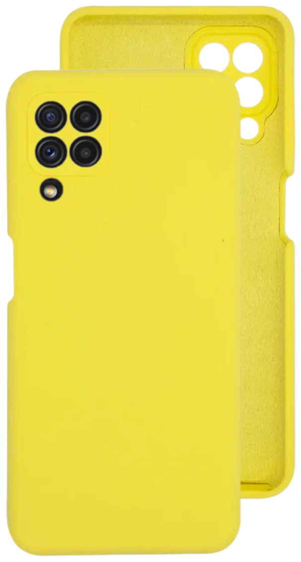 Чехол Silicone Case №45 для Samsung Galaxy A22 / M22 / M32 / Накладка / бампер с защитой камеры