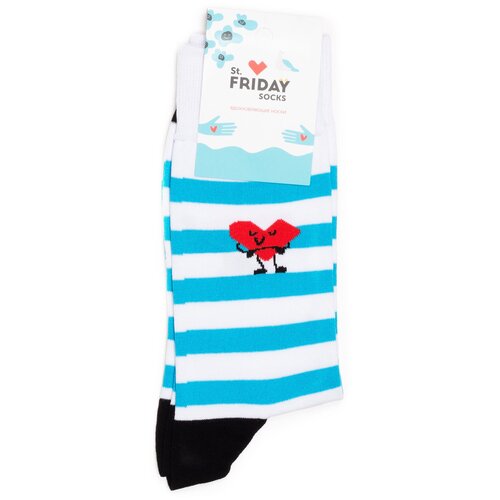 фото St.friday socks - гольфы в синюю полоску 42-46 st. friday