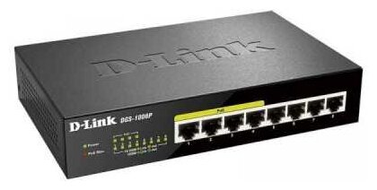 Коммутатор D-Link DGS-1008P/E1A