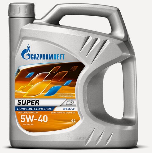 Изображение товара Gazpromneft Super (Классификация SAE: 5W-40, Упаковка: 4л)