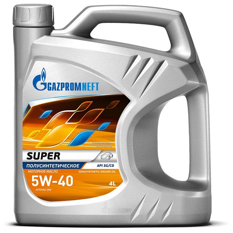 Gazpromneft Super (Классификация SAE: 5W-40 Упаковка: 4л)