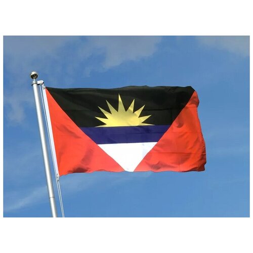 Флаг Антигуа и Барбуда 90х135 см флаг 135х90 см антигуа и барбуда gorolla