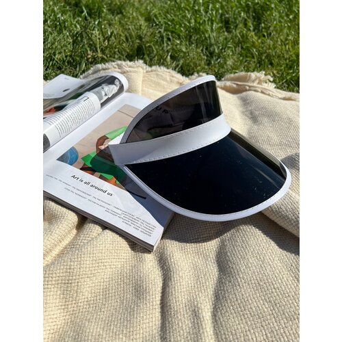 Козырек YuliyaMoon летний, размер 52-54, черный