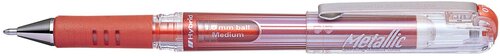 Pentel Ручка гелевая с металлическим наконечником Hybrid Gel Grip DX d 1 мм 12 шт. K230-MEO бронзовые чернила