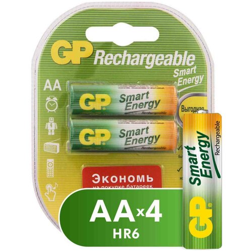 Аккумулятор GP Smart Energy 100AAHCSV AA NiMH 1000mAh (2шт)