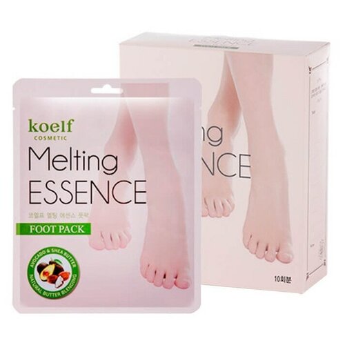 Маска-носочки для ног смягчающая Melting Essence Foot Pack - 1 пара koelf маска перчатки для рук melting essence hand pack