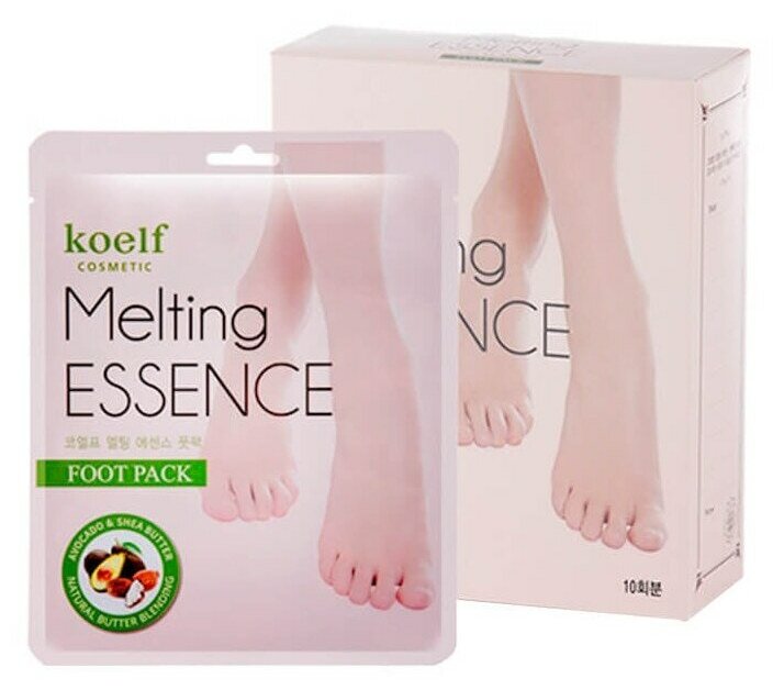Маска-носочки для ног смягчающая Melting Essence Foot Pack - 1 пара
