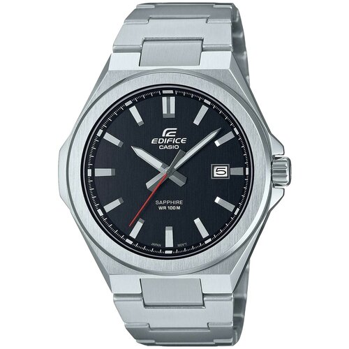 фото Наручные часы casio японские наручные часы casio edifice efb-108d-1avuef, серебряный, черный
